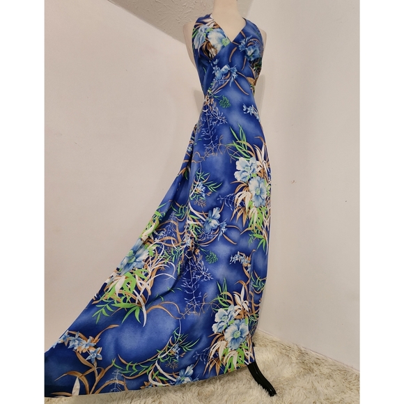 Nani of Hawaii Dresses & Skirts - Vintage Nani of Hawaii Halter Top Maxi Dress